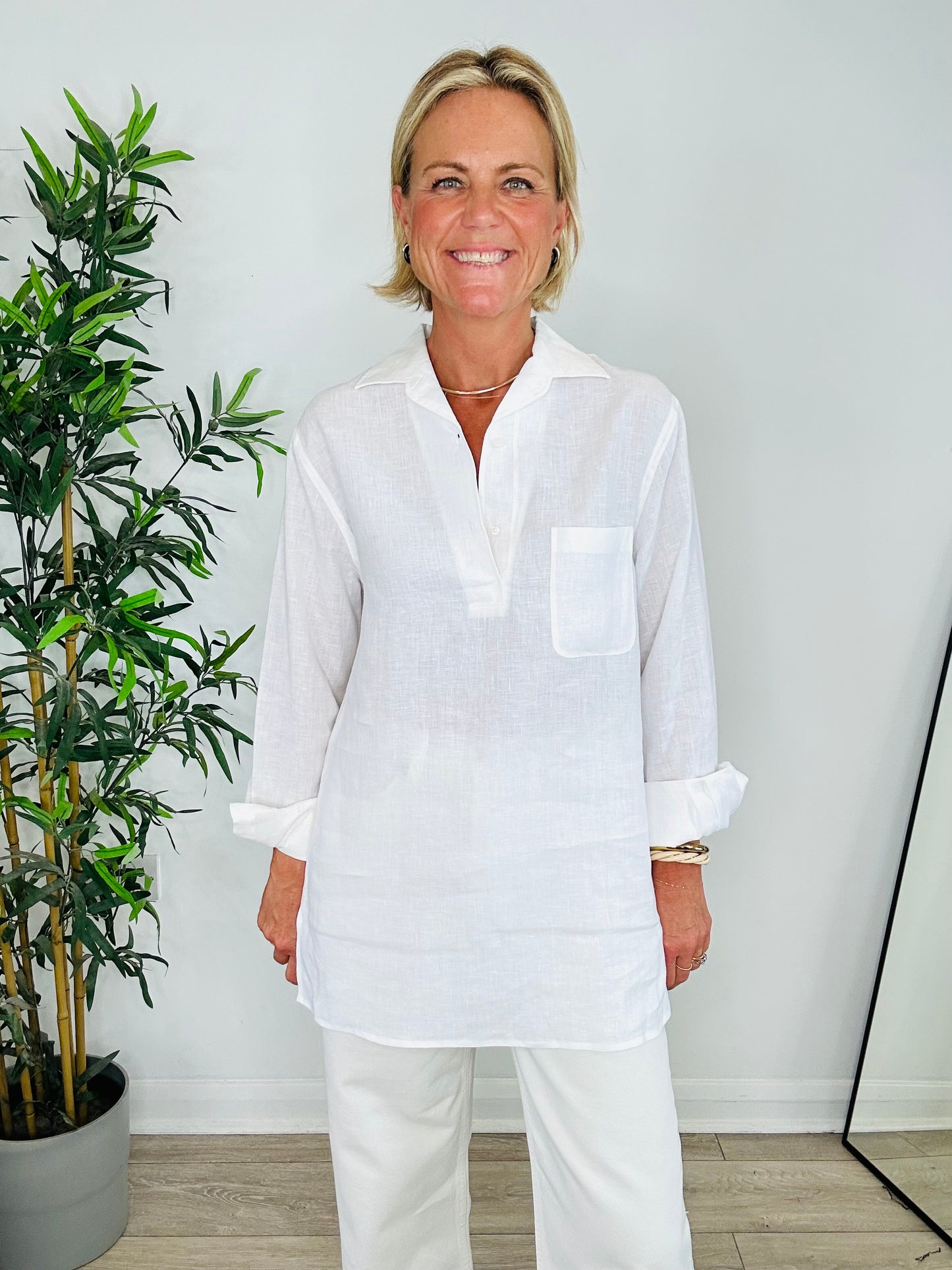 Linen Shirt - Size 42IT