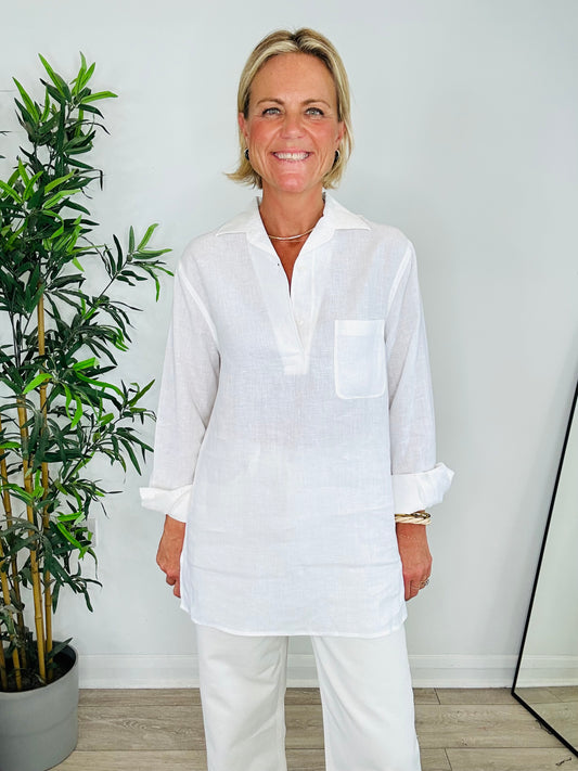 Linen Shirt - Size 42IT