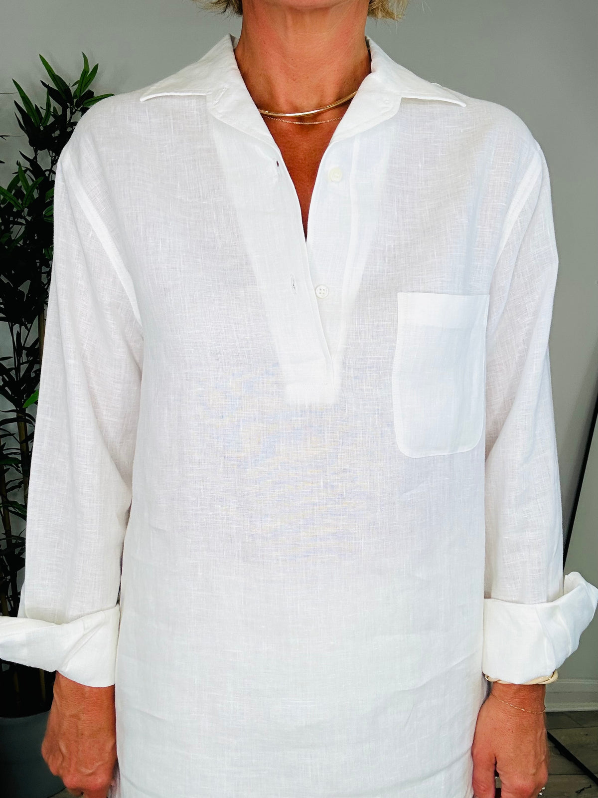 Linen Shirt - Size 42IT