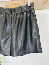Load image into Gallery viewer, Vegan Leather Shorts - Size S
