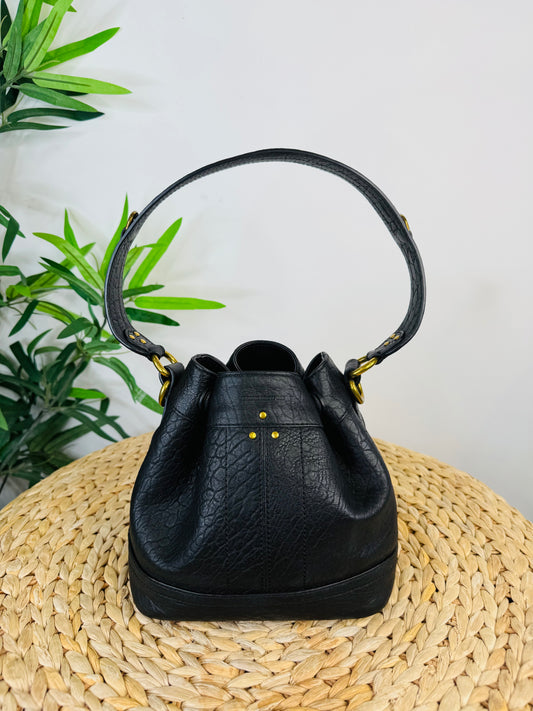 Ben Leather Bucket Bag