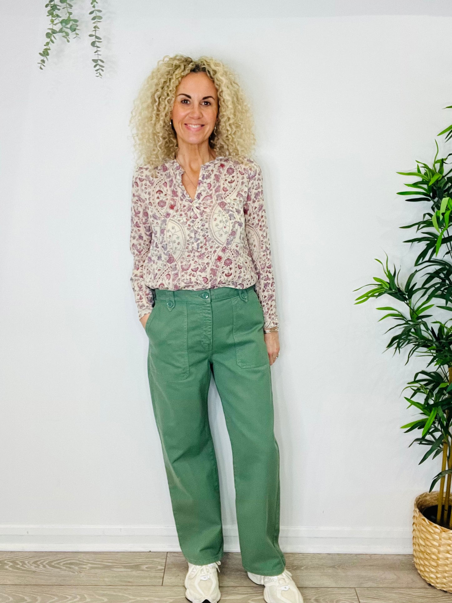 Cypria Wide Leg Trousers - Size 3