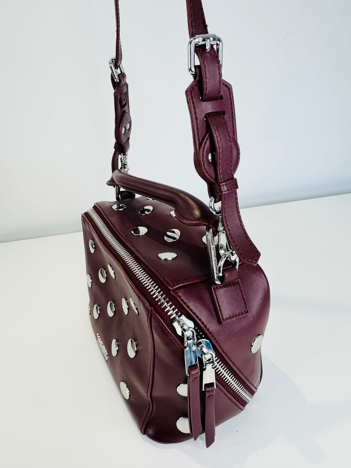 Bobbi Studded Leather Bag