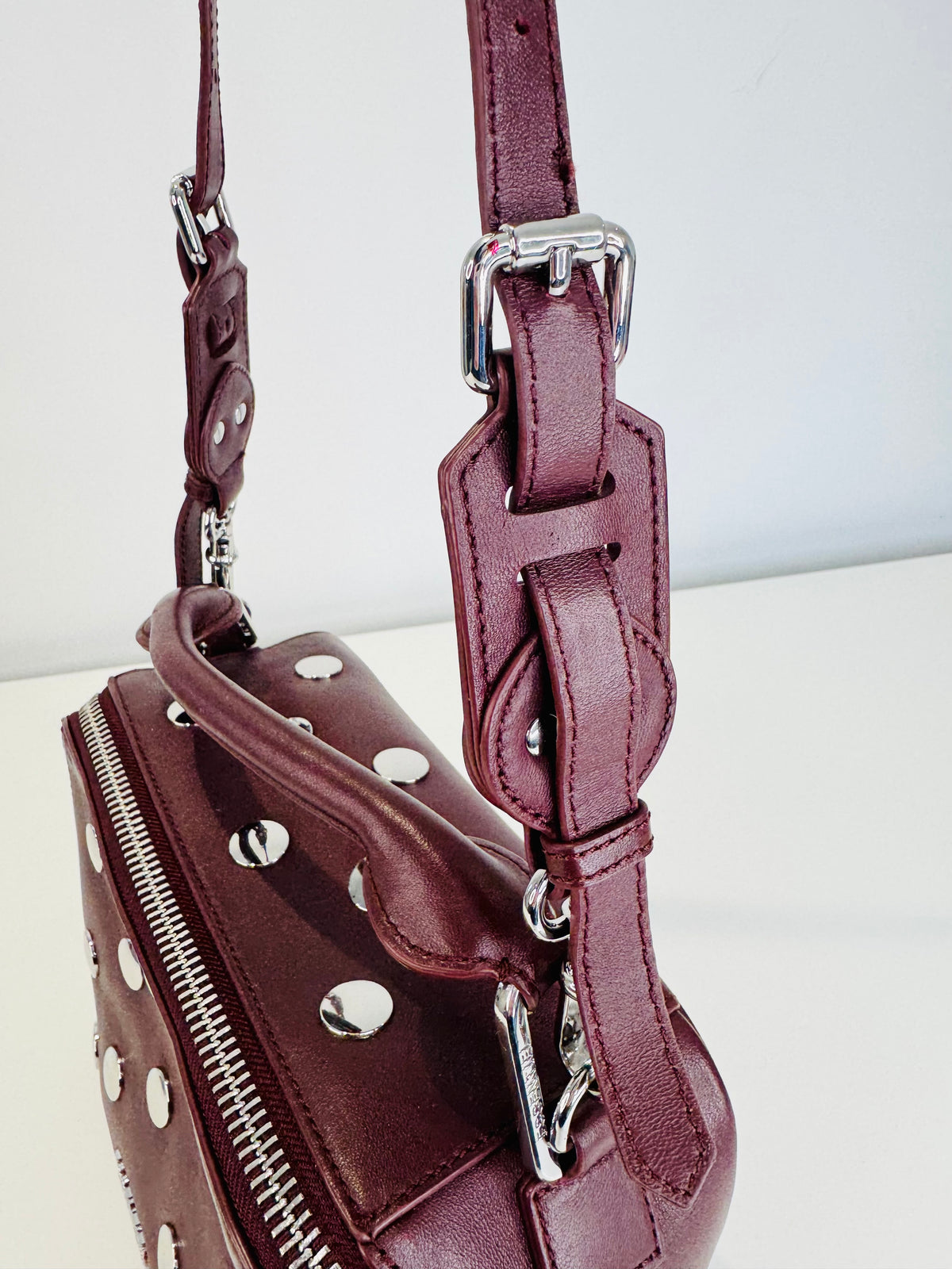 Bobbi Studded Leather Bag