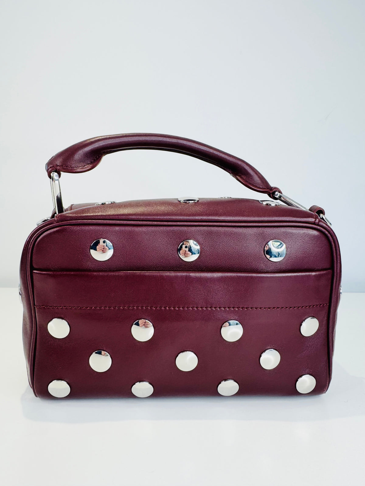 Bobbi Studded Leather Bag