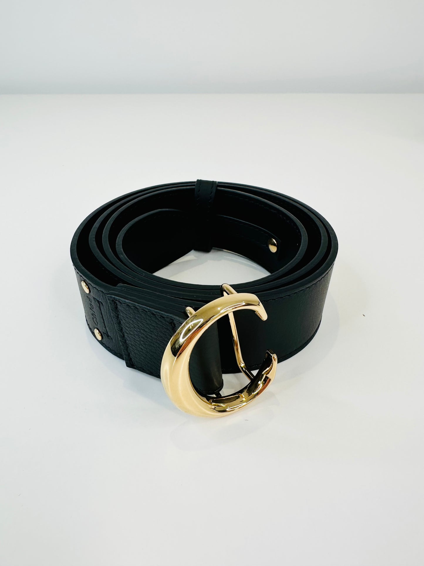 Leather C Belt - L