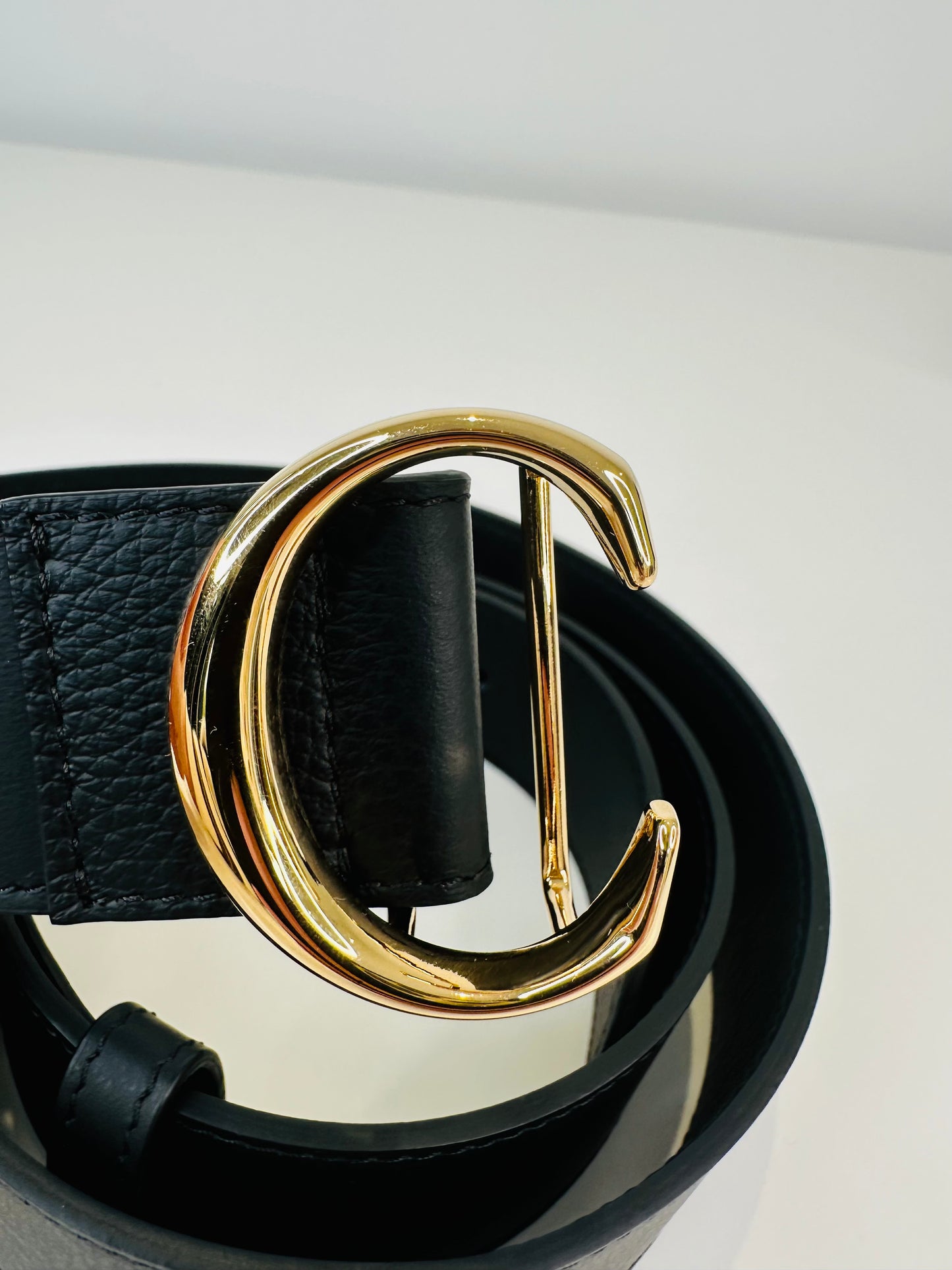 Leather C Belt - L