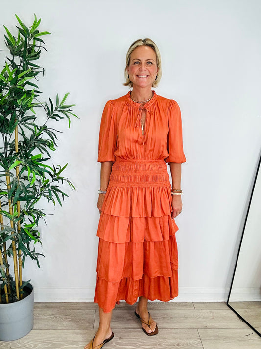 Tiered Maxi Dress - Size 42