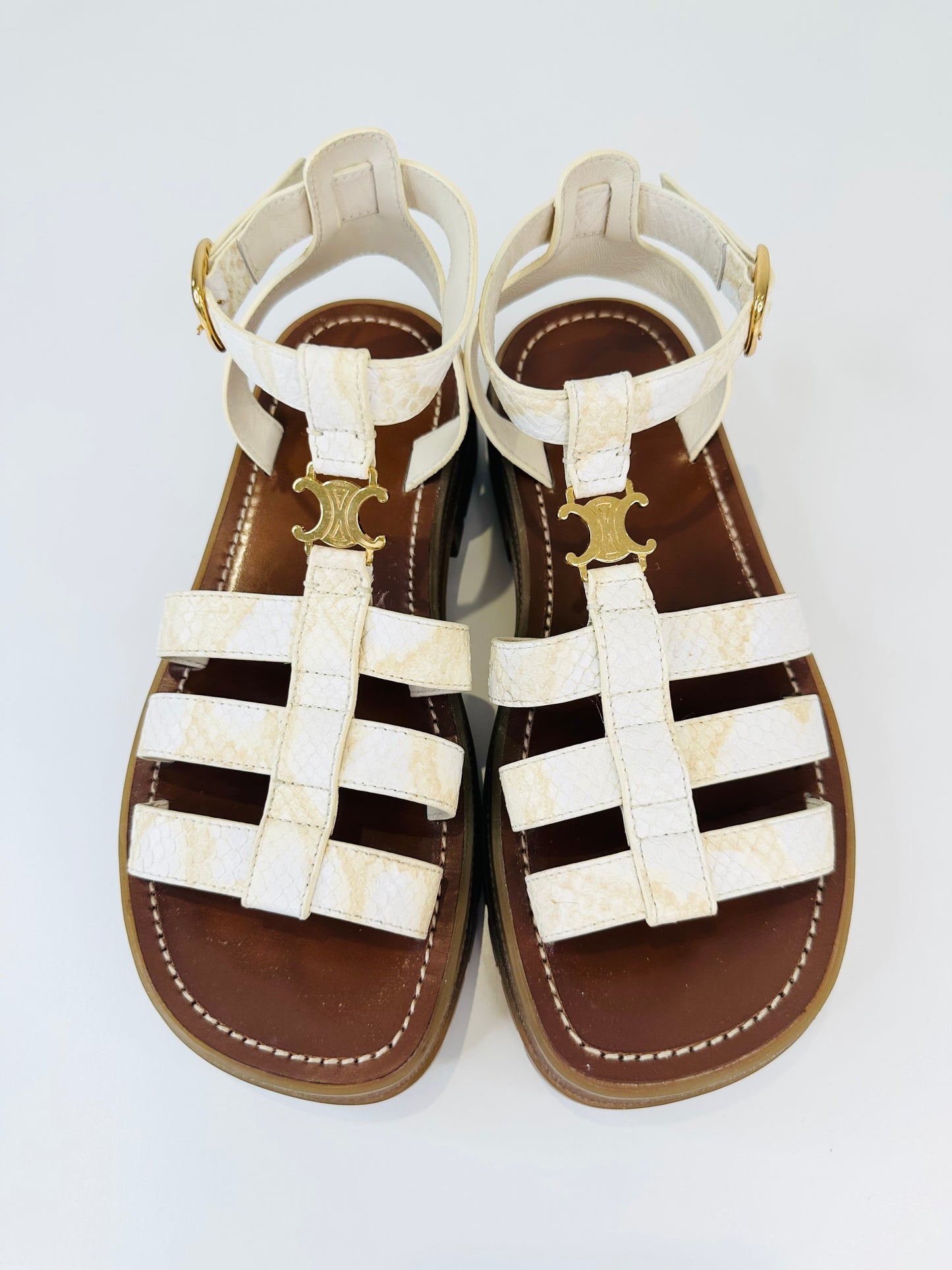 Triomphe Gladiator Sandals - Size 37