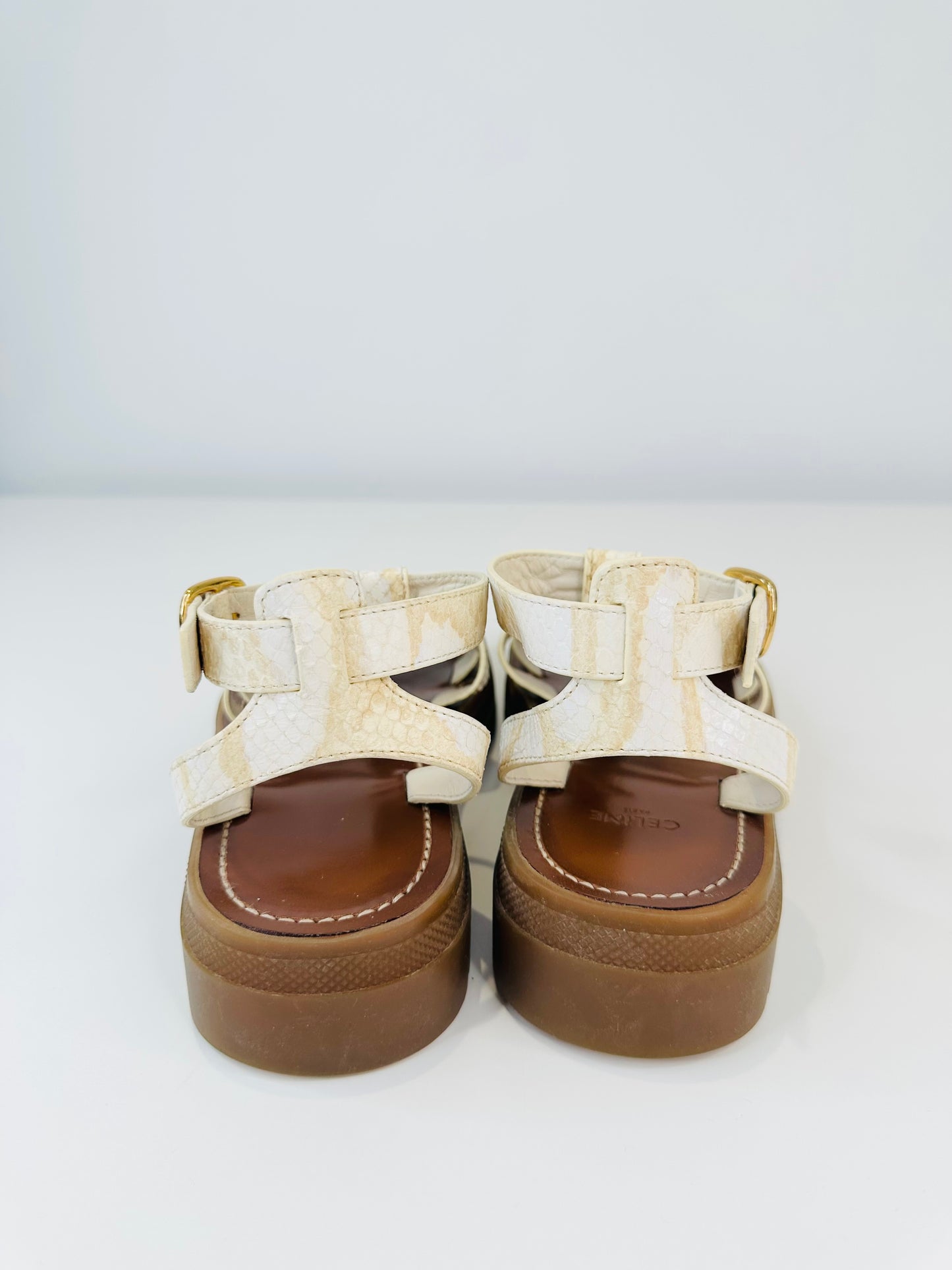 Triomphe Gladiator Sandals - Size 37