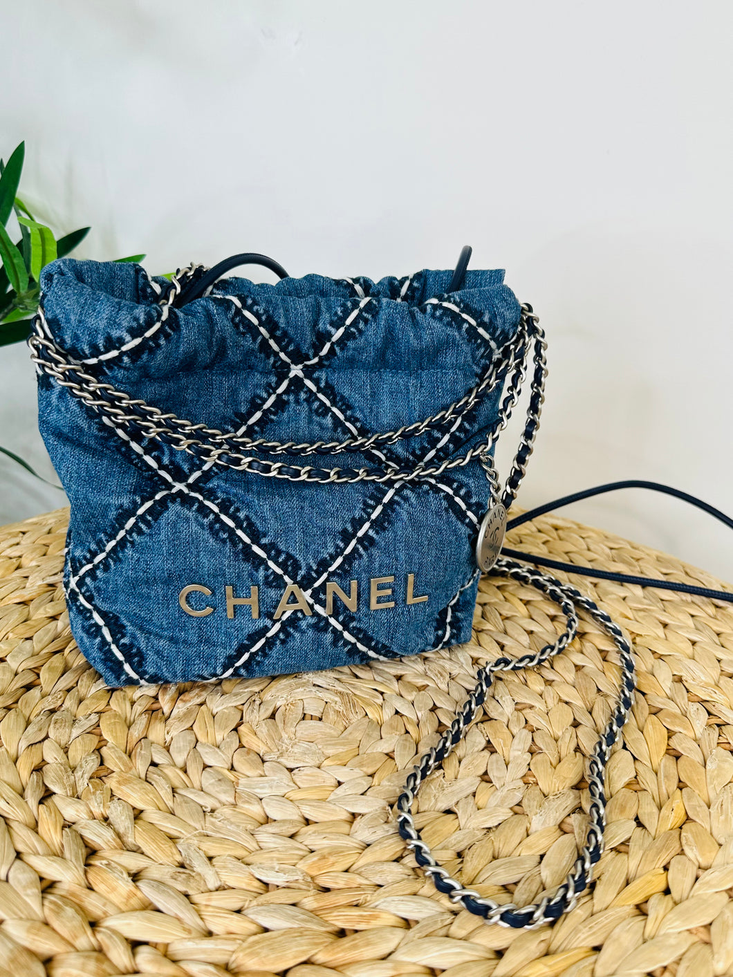 Denim Mini 22 Bag