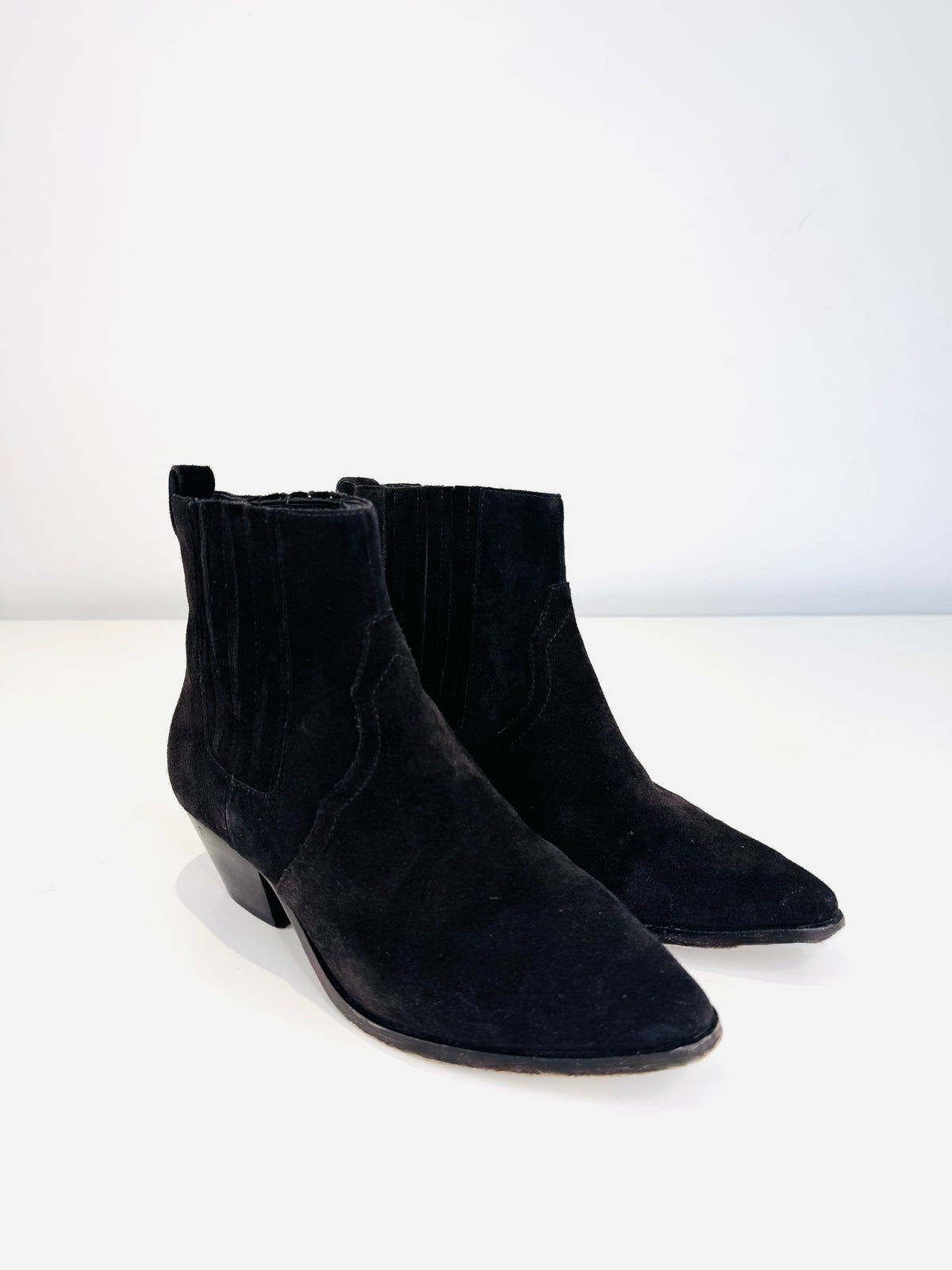 Future Suede Ankle Boots - Size 38
