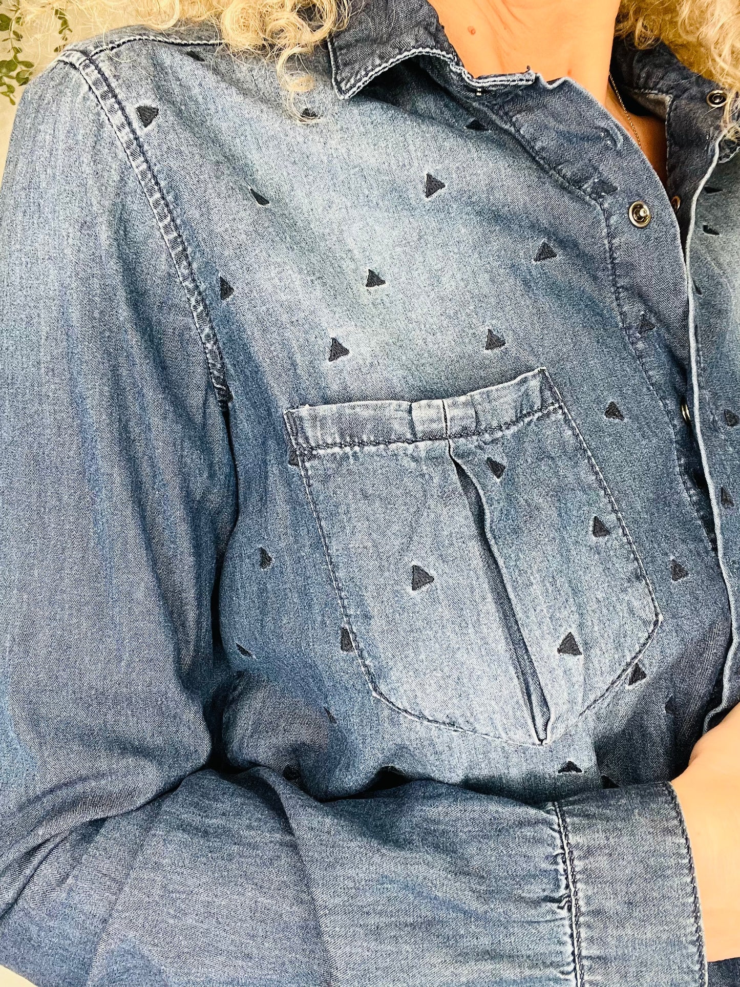 Denim Shirt - Size 36