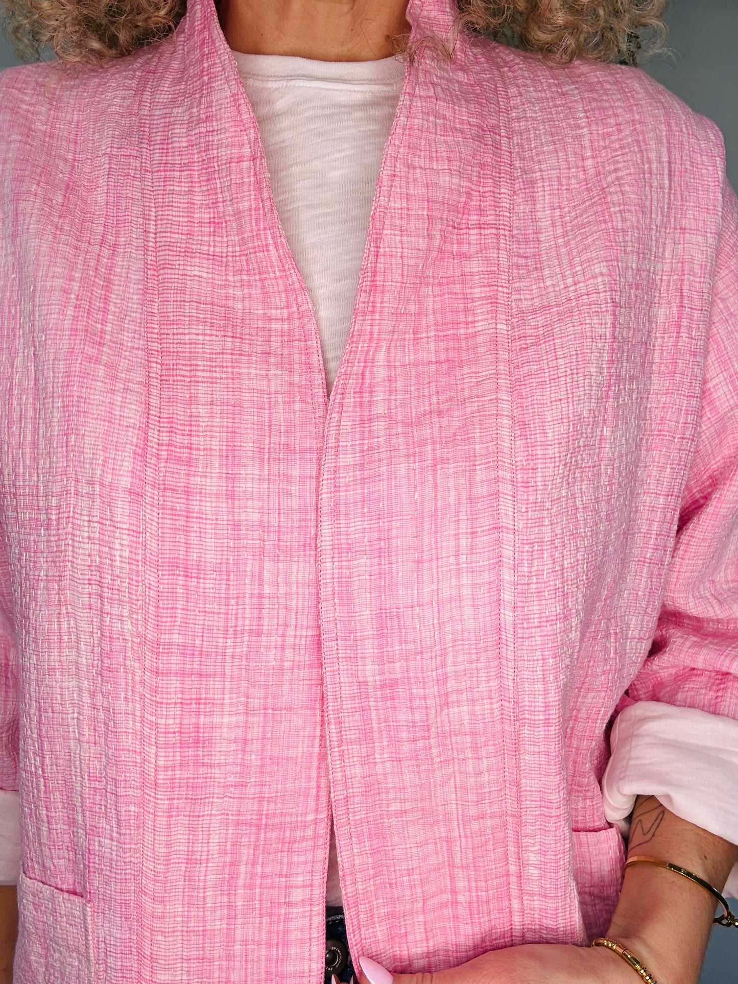 Belted Cotton Jacket - Size XS