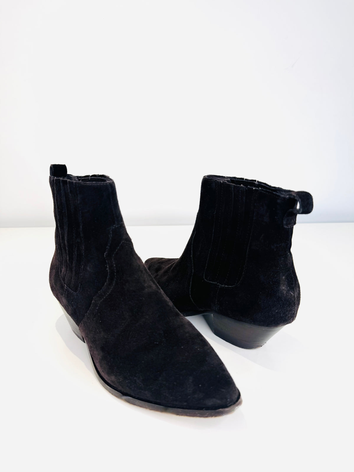 Future Suede Ankle Boots - Size 38