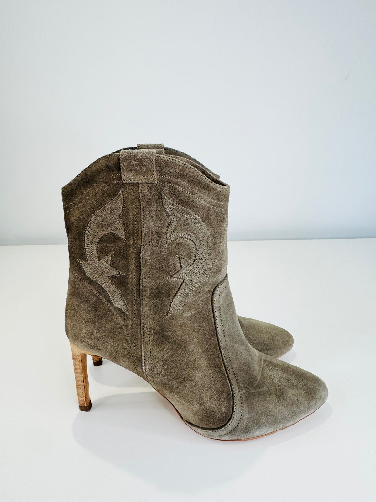 Caitlin Suede Boots - Size 38