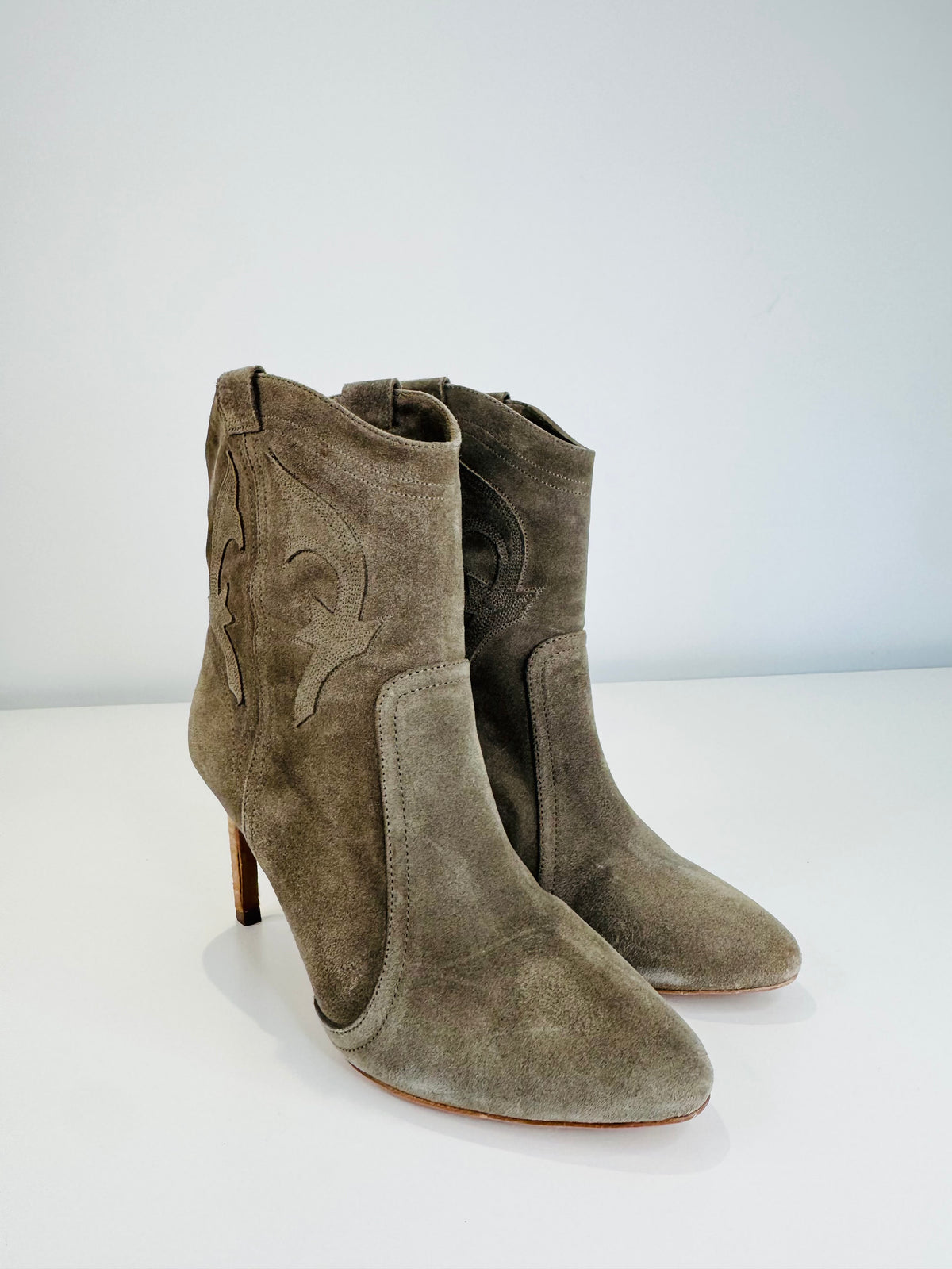 Caitlin Suede Boots - Size 38