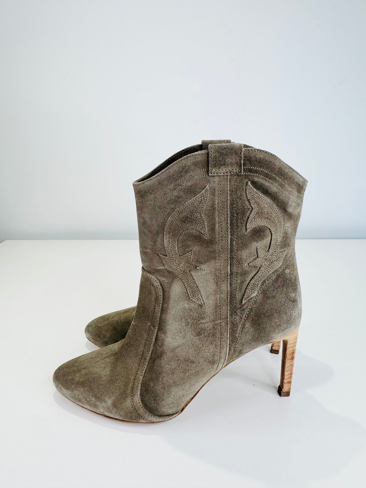 Caitlin Suede Boots - Size 38