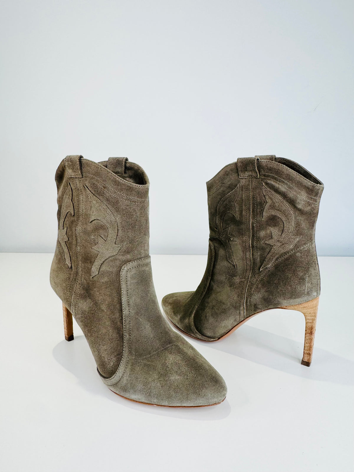 Caitlin Suede Boots - Size 38