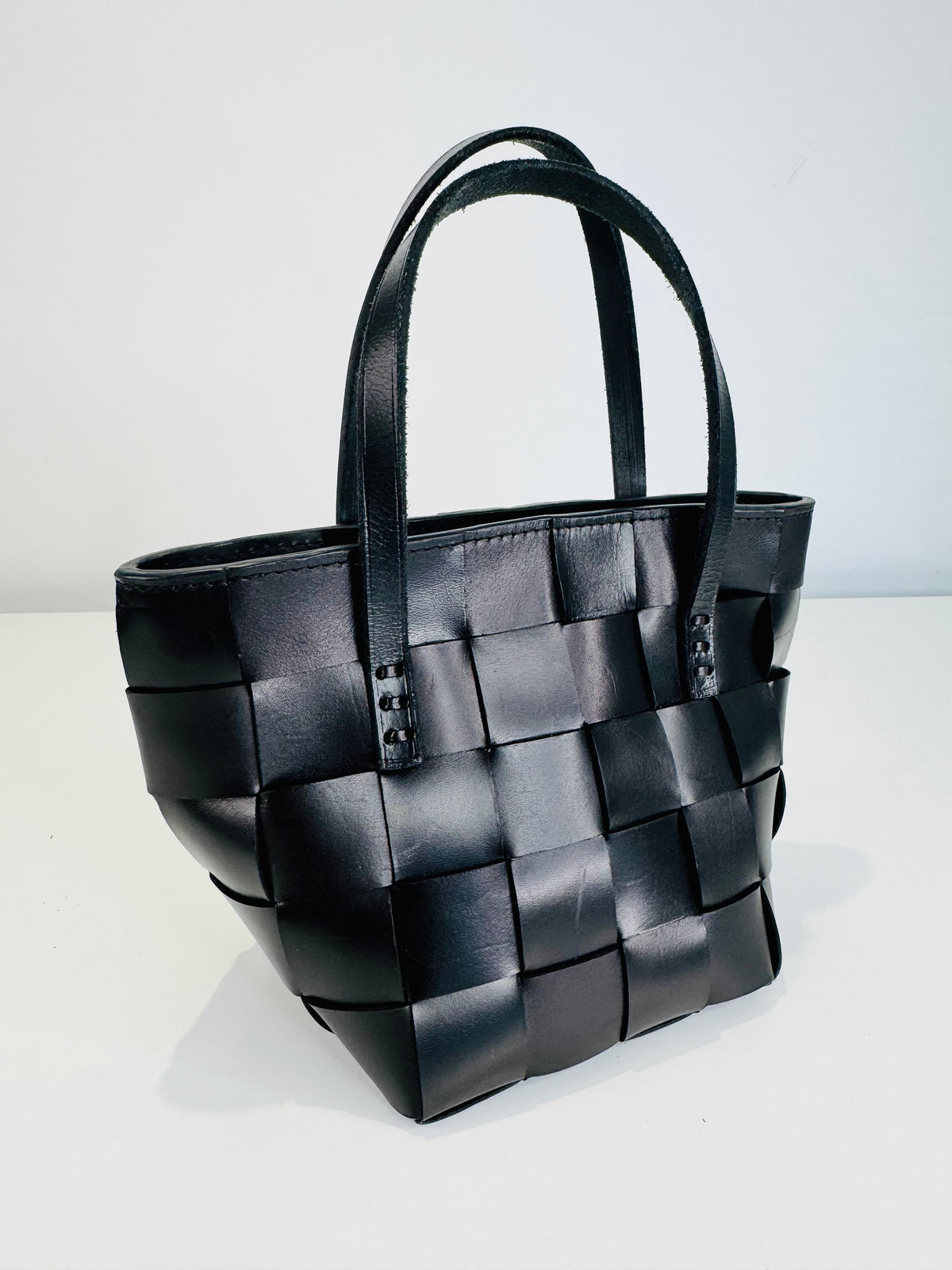 Japan Mini Woven Leather Bag