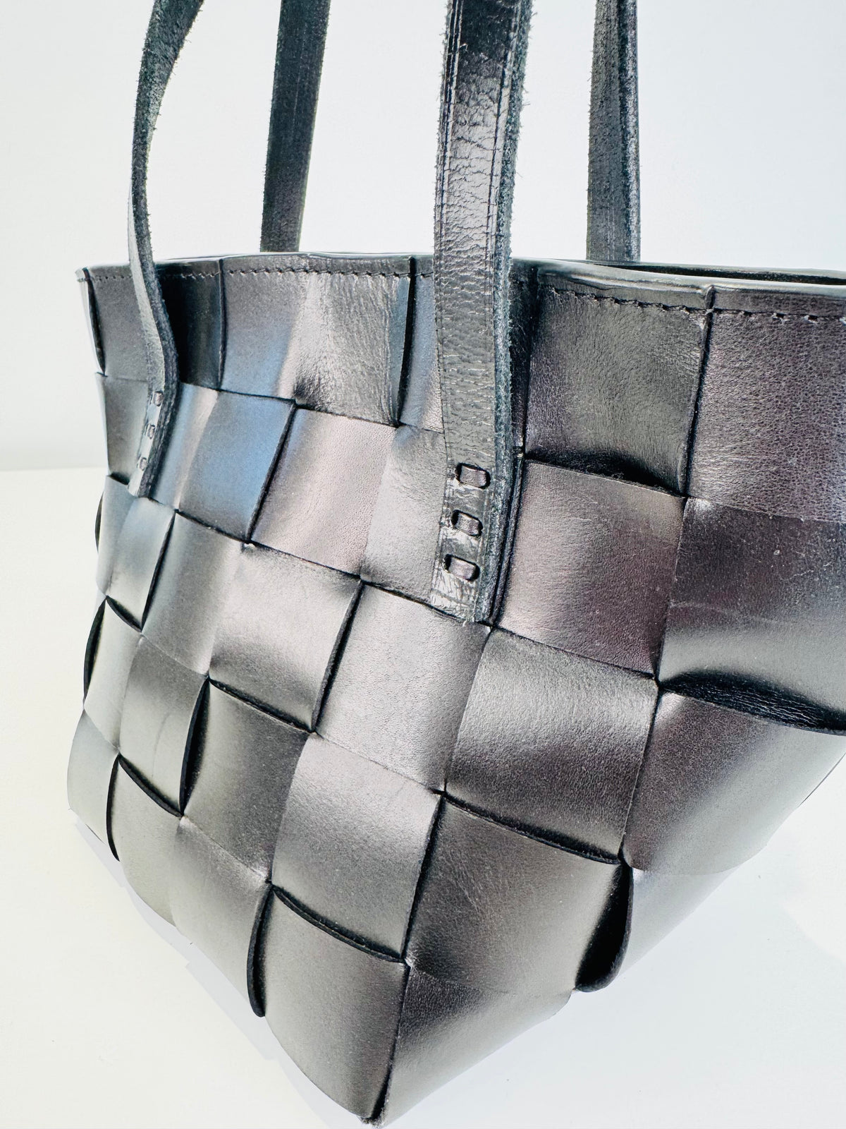 Japan Mini Woven Leather Bag