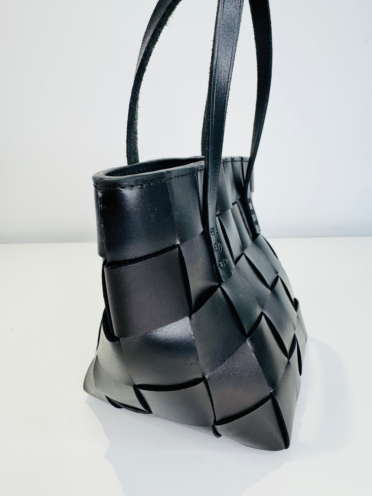 Japan Mini Woven Leather Bag