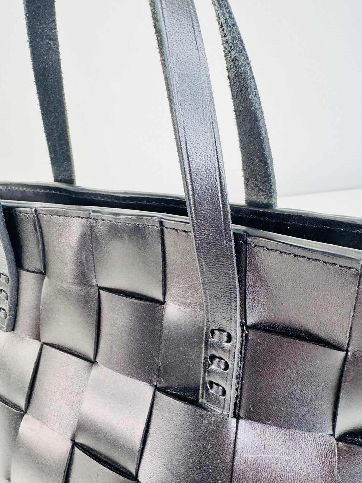 Japan Mini Woven Leather Bag
