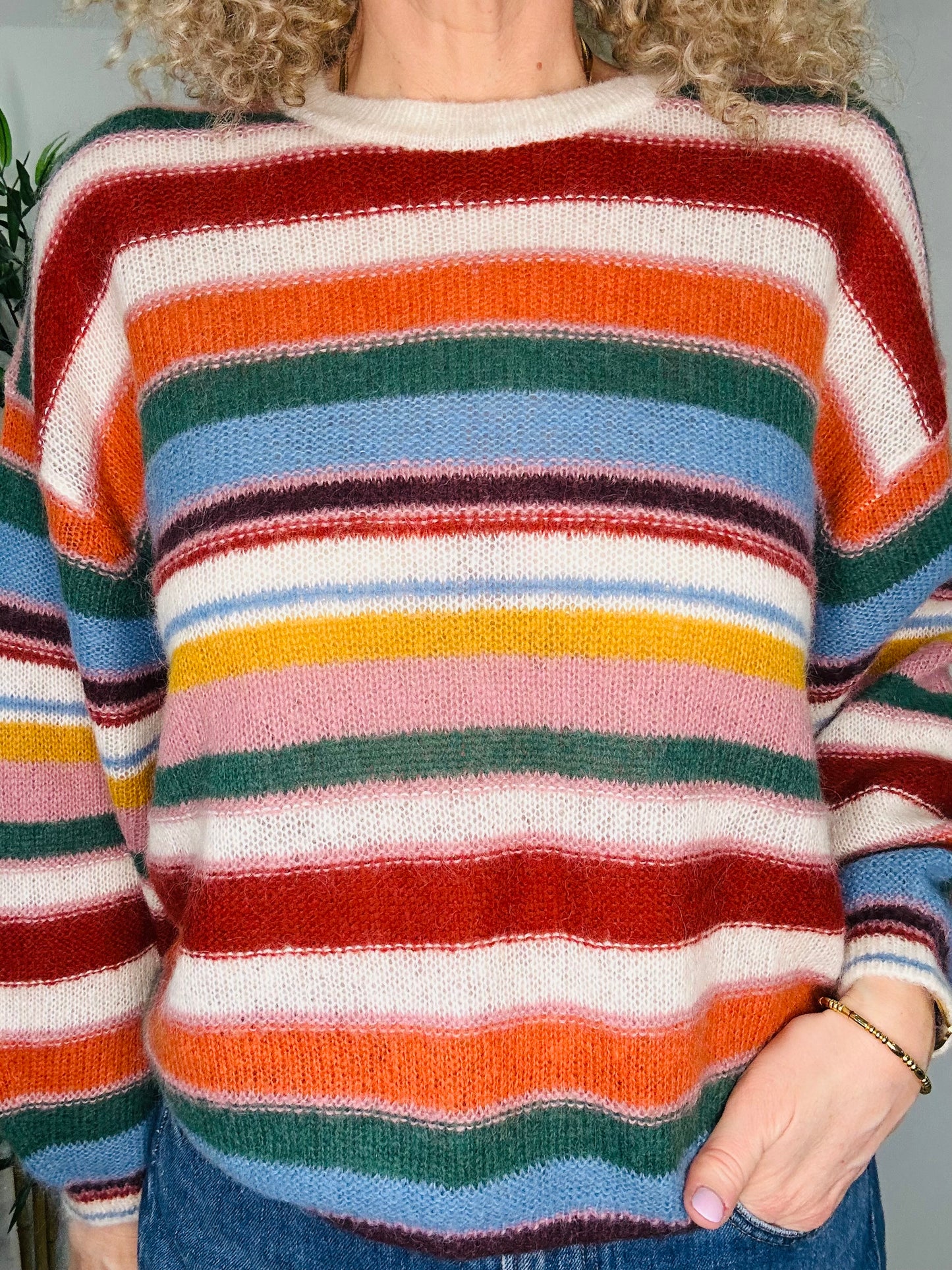 Striped Wool Jumper - Size 1