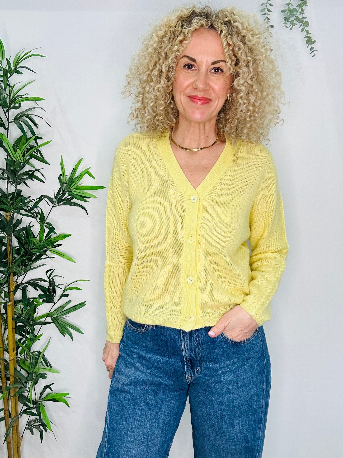 Cashmere Knit Cardigan - Size XS