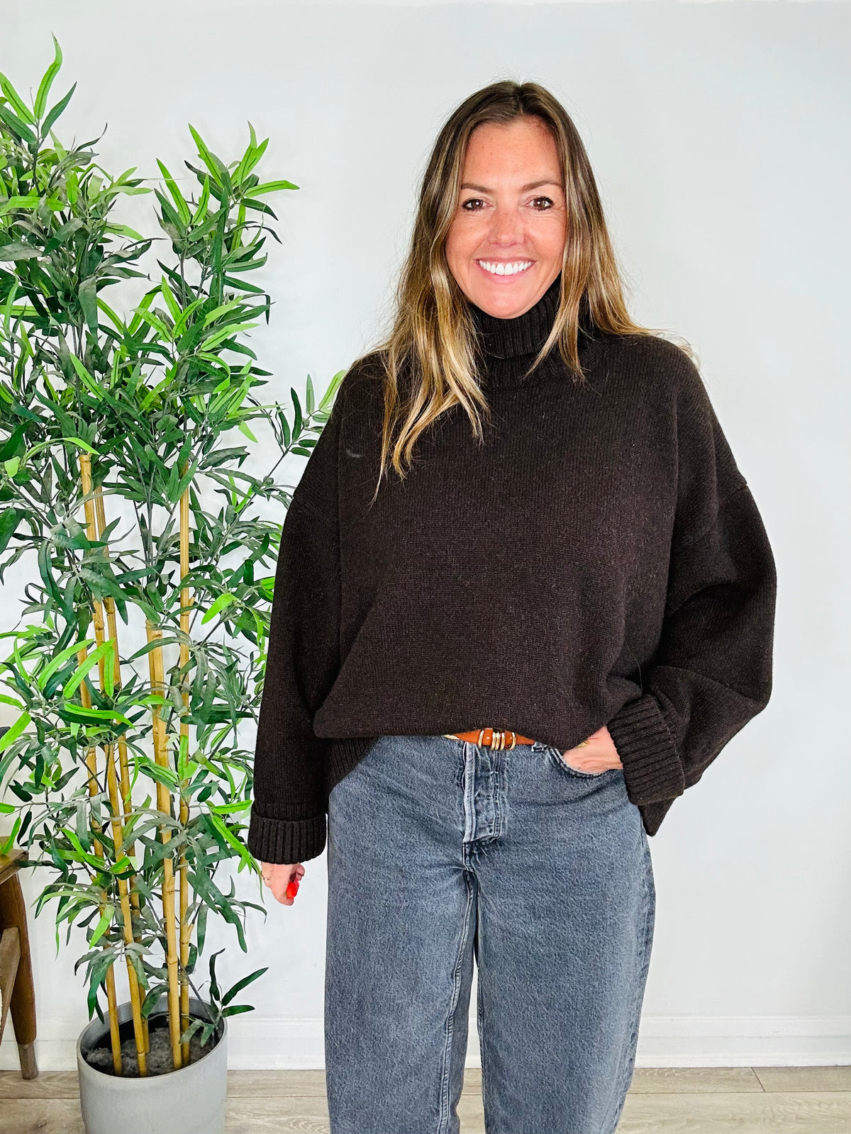 William Roll-Neck Jumper - Size 36