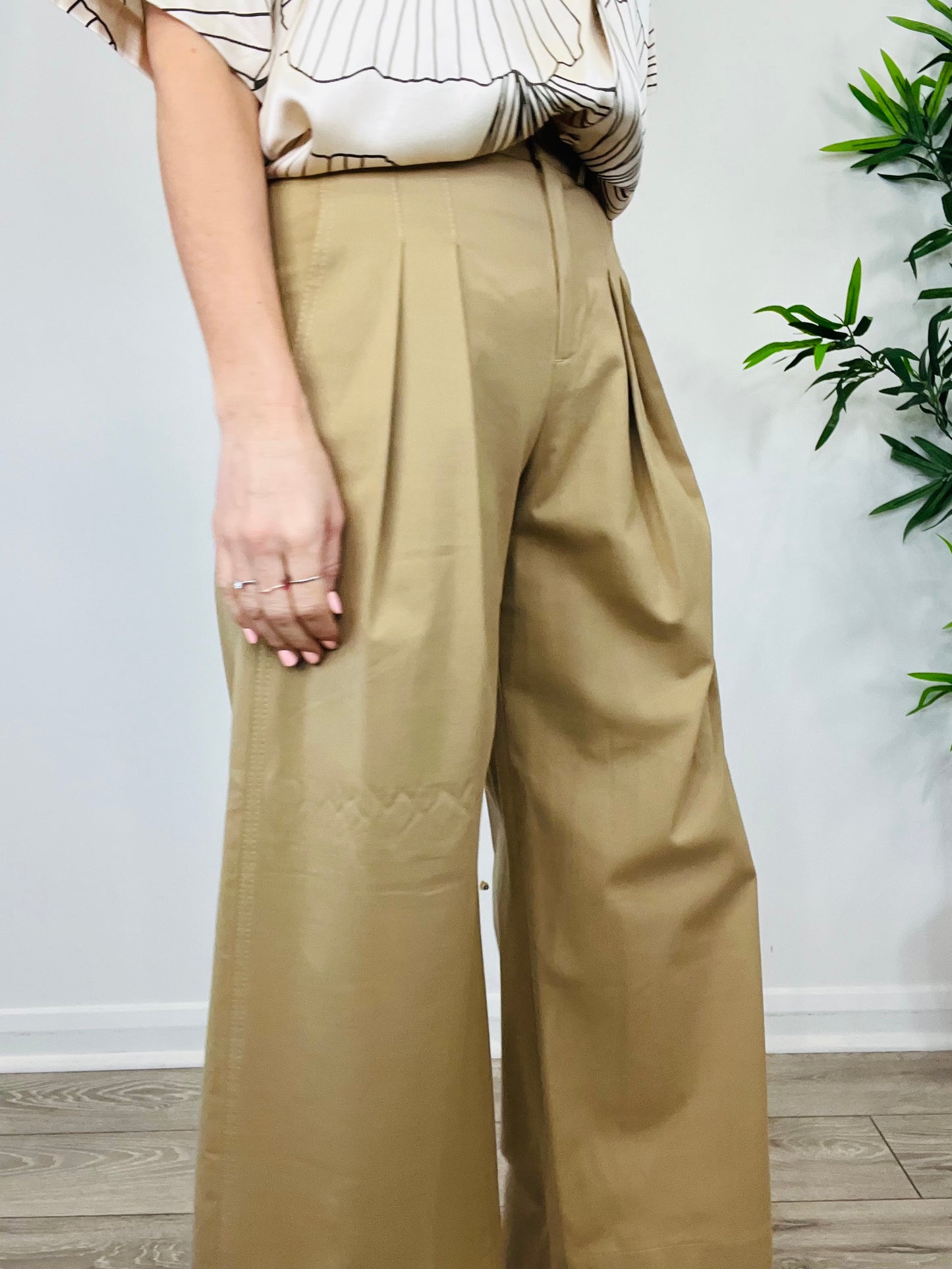 Wide Leg Trousers - Size 6