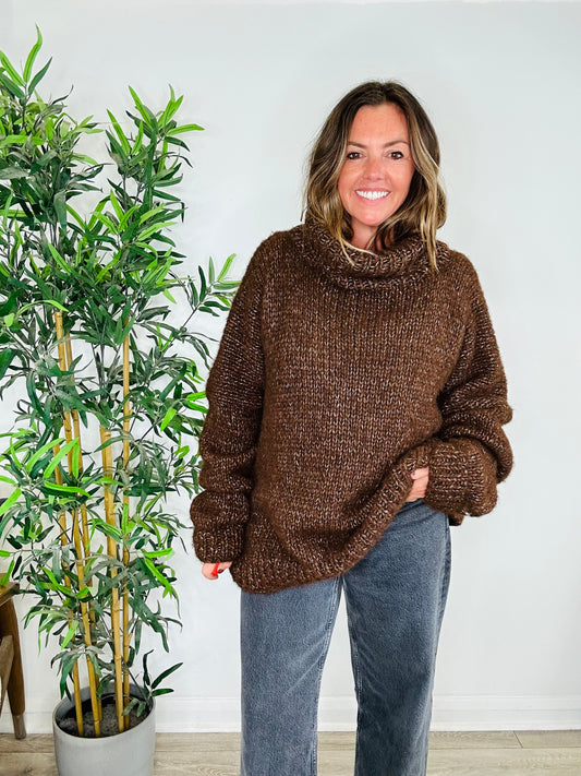 Oversized Chunky Knit Jumper - O/S