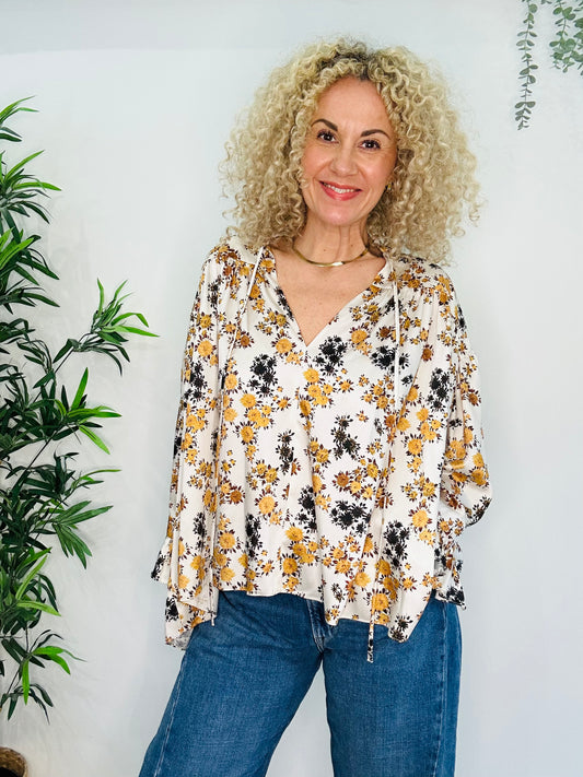 Floral Blouse - Size 12