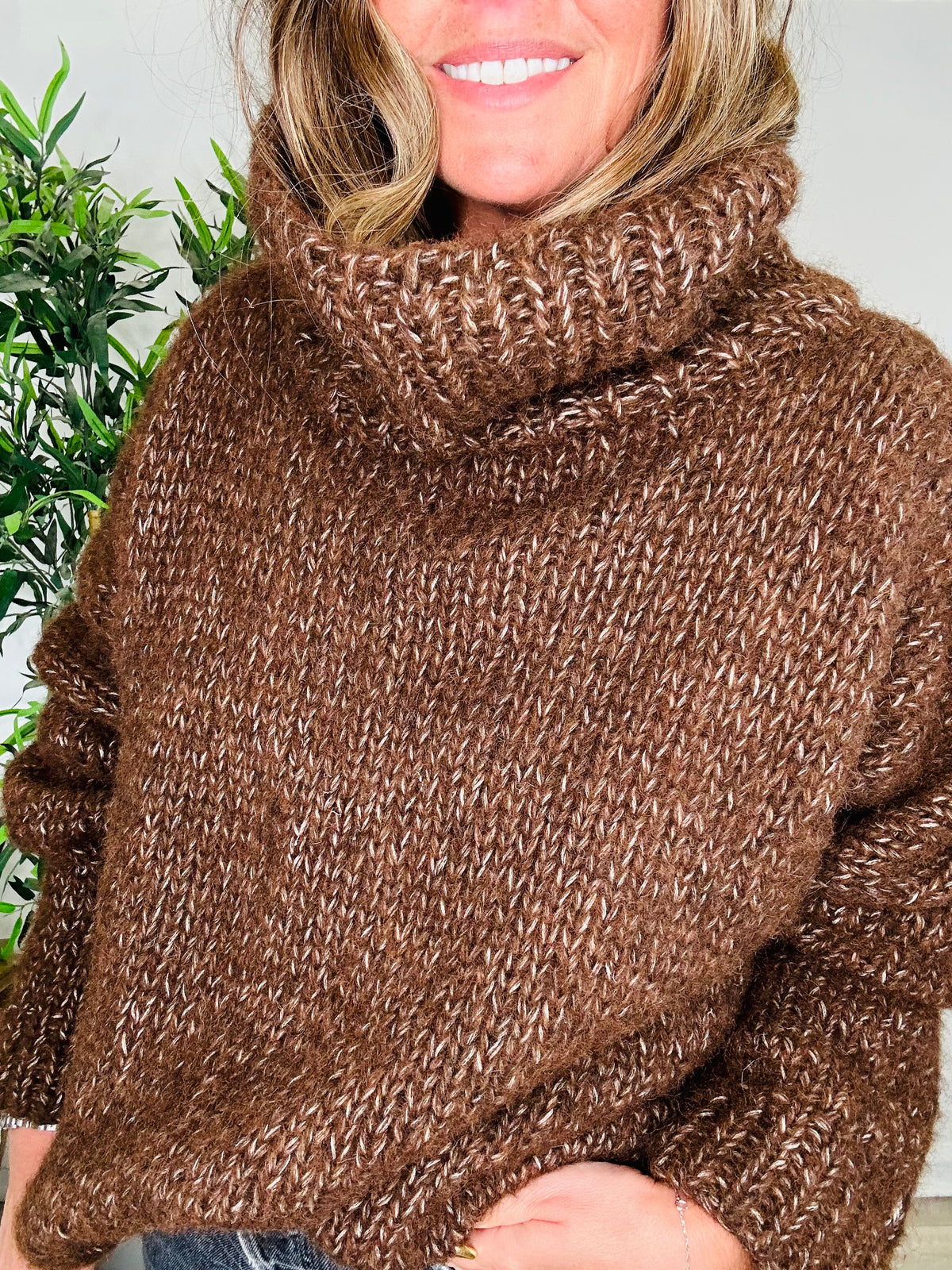 Oversized Chunky Knit Jumper - O/S