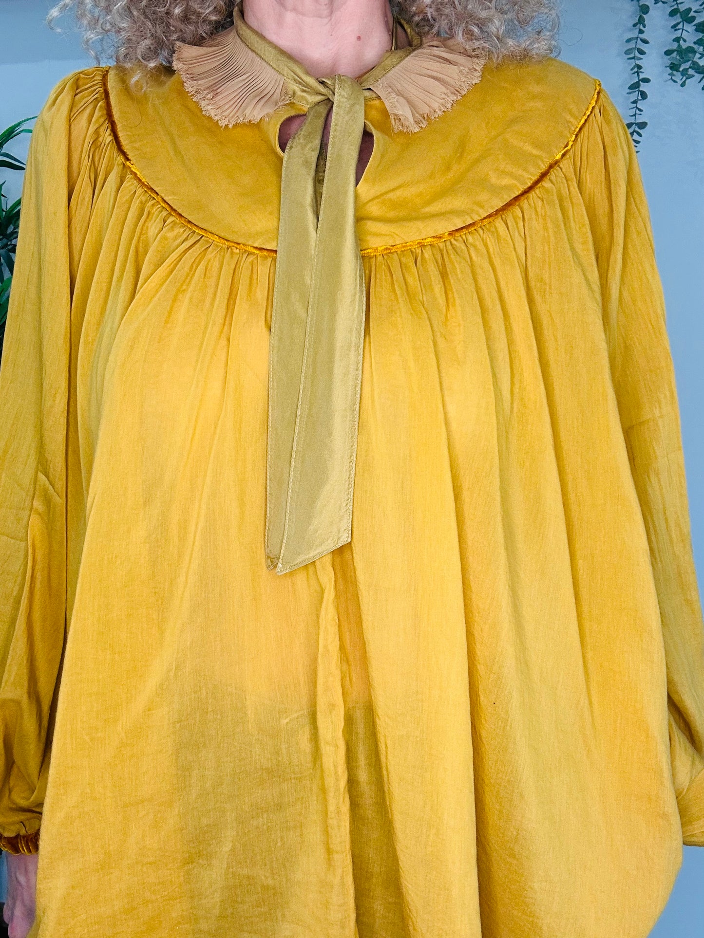 Silk Blend Blouse - Size 2