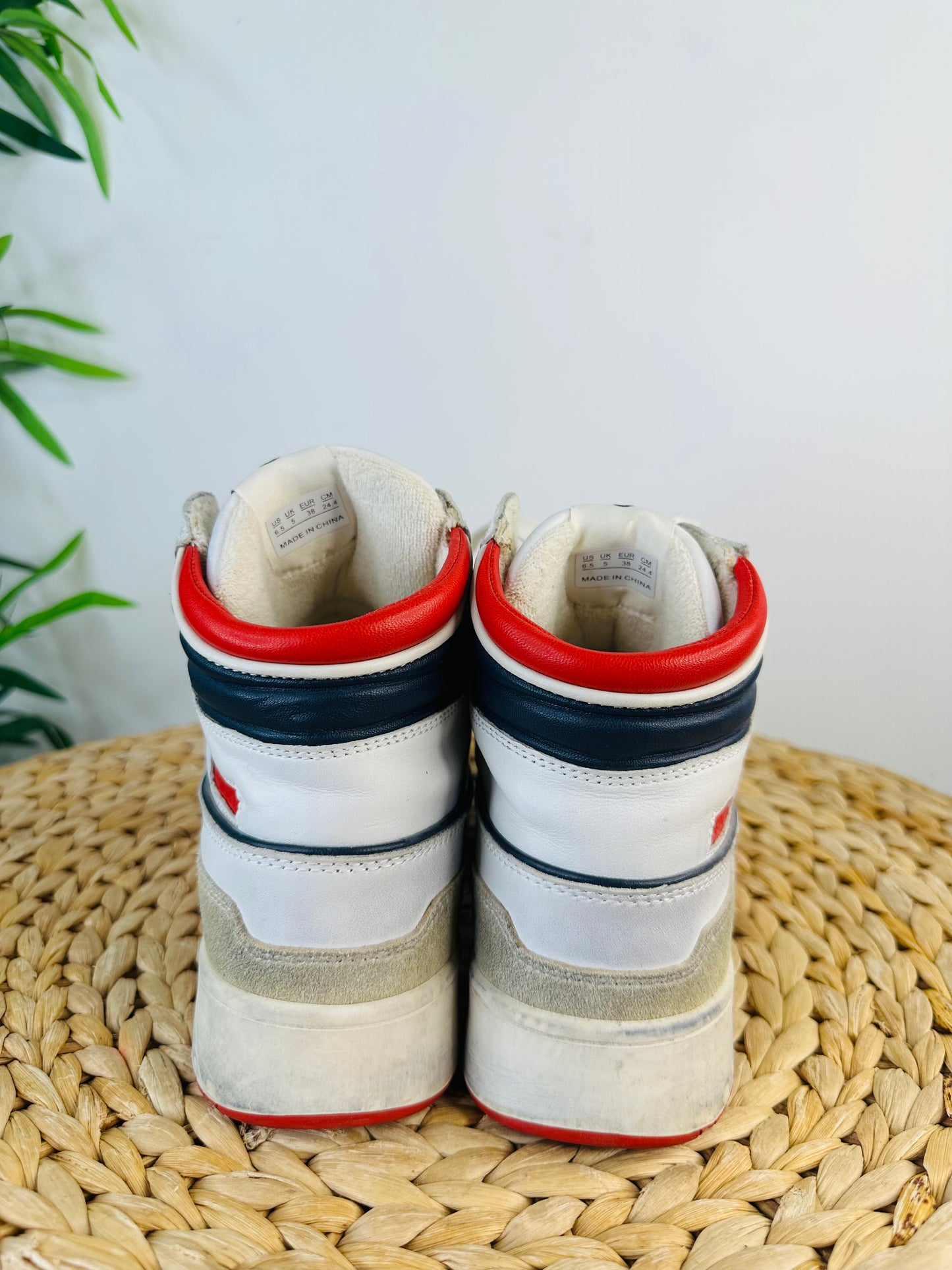 Leather Trash Trainers - Size 38