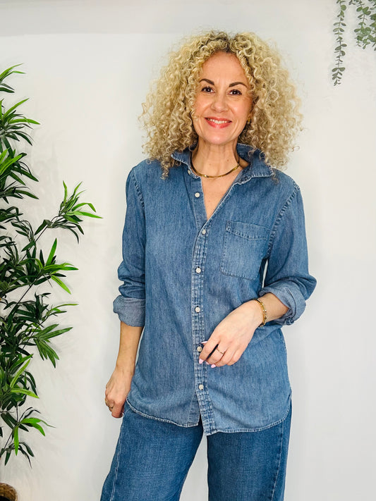 Denim Shirt - Size M
