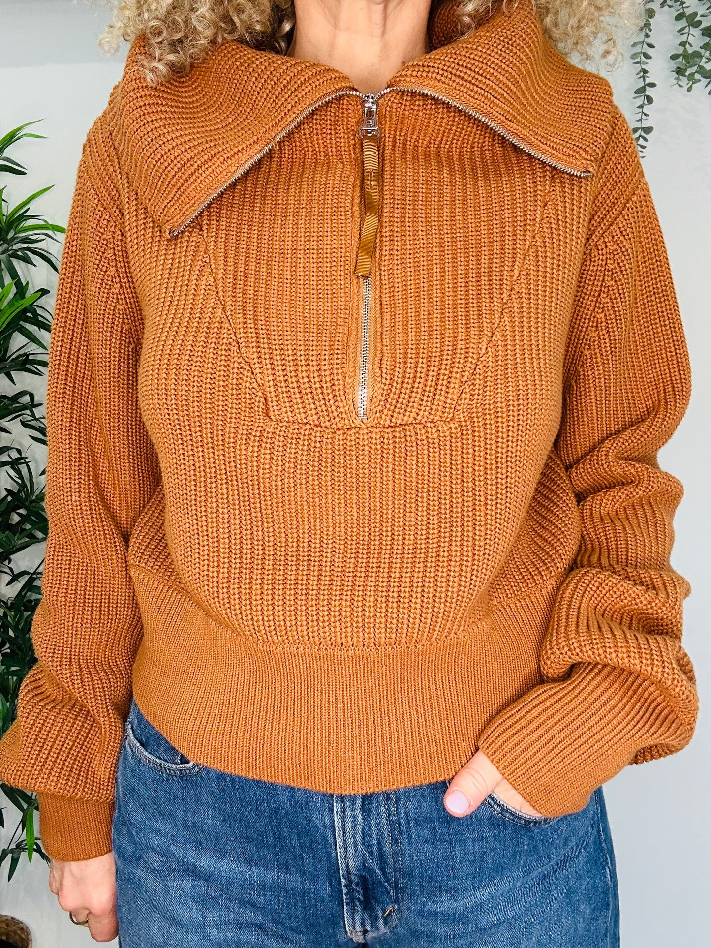 Half Zip Jumper - Size S