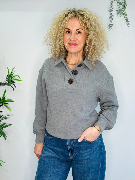 Ribbed Sweatshirt - Size S