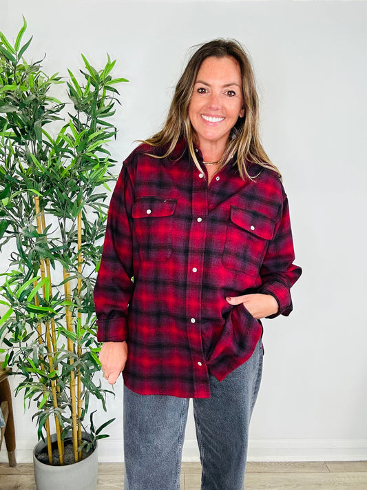 Marcelia Check Shirt - Size 38