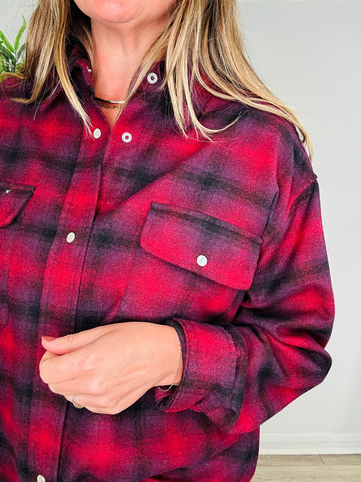 Marcelia Check Shirt - Size 38