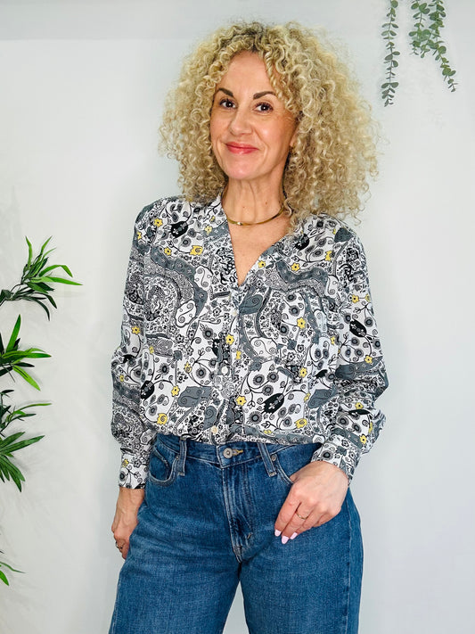 Patterned Shirt - Size 36