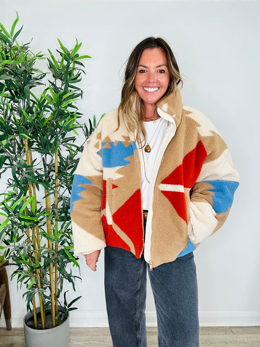 Manna Teddy Fleece Jacket - Size L
