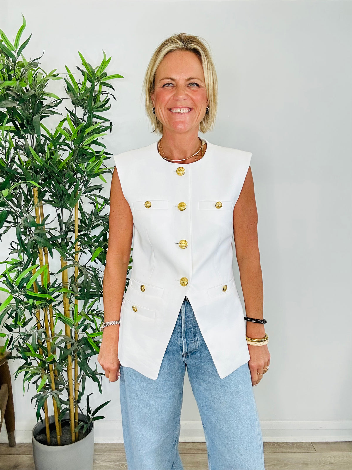 Linen Waistcoat - Size 10