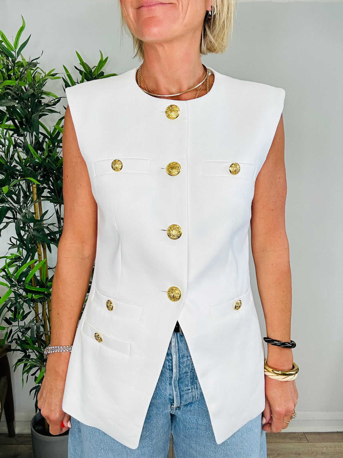 Linen Waistcoat - Size 10