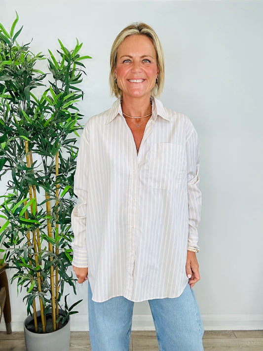 Carlotta Striped Shirt - Size 36