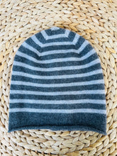 Load image into Gallery viewer, Cashmere Striped Beanie
