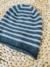 Load image into Gallery viewer, Cashmere Striped Beanie
