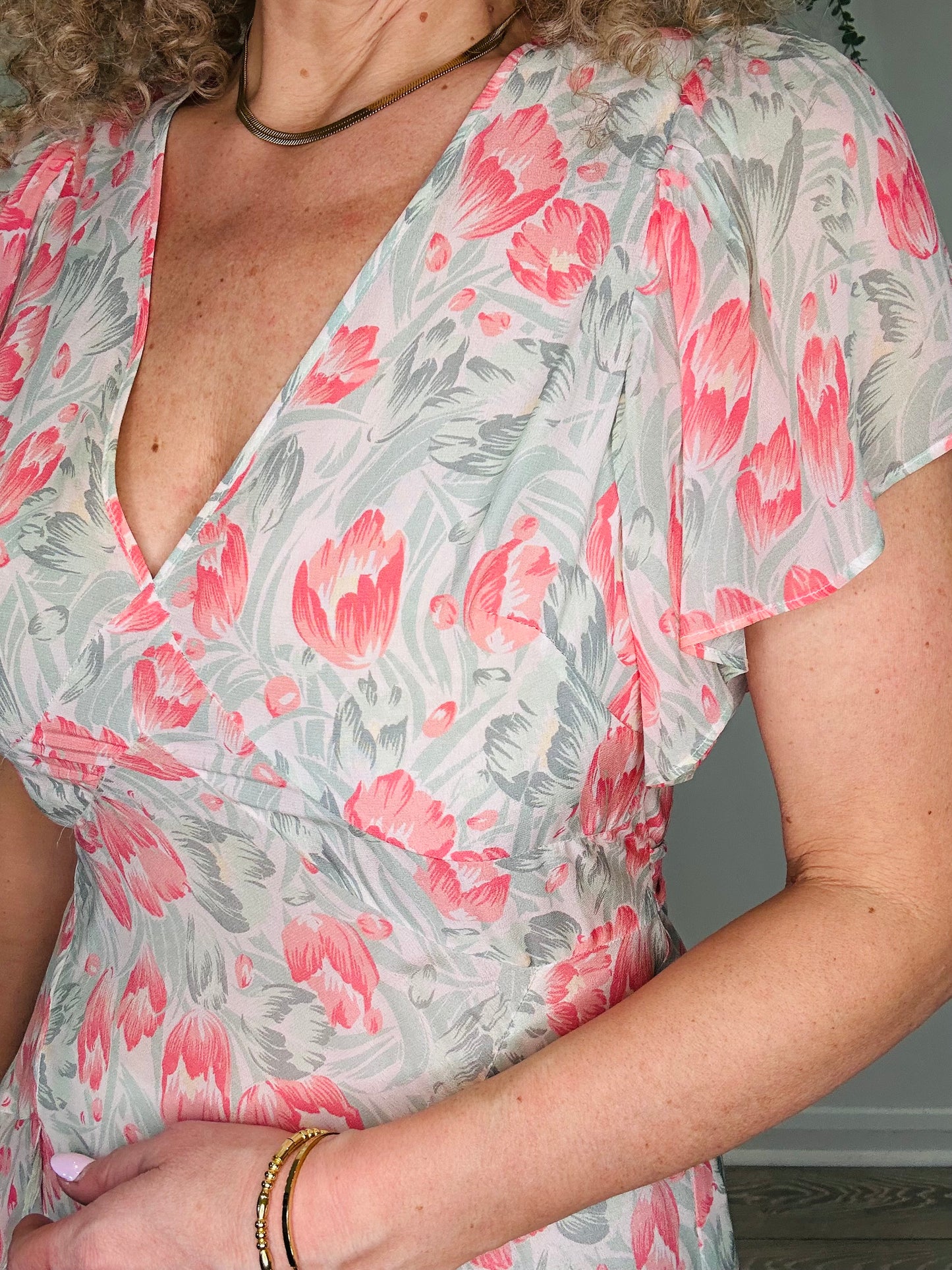 Silk Evie Dress - Size M