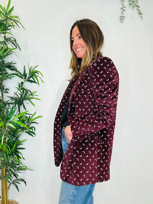 Velvet Robe Blazer - Size II